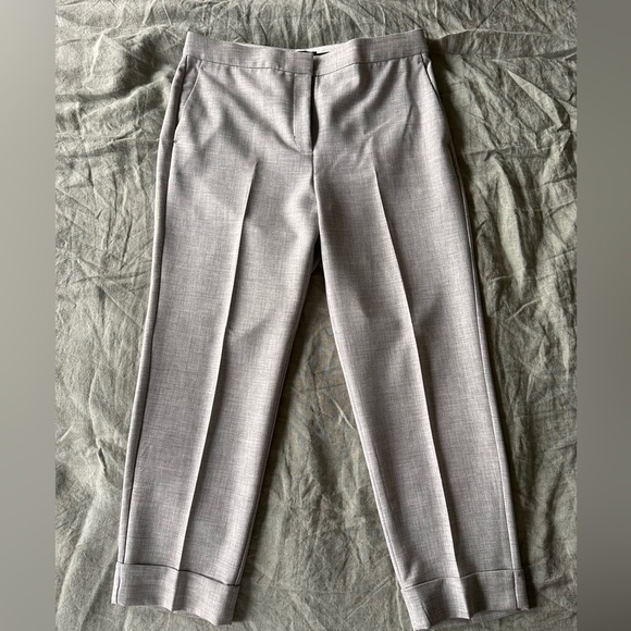 Ann Taylor Light Gray Curvy Fit Trousers - Picture 1 of 5